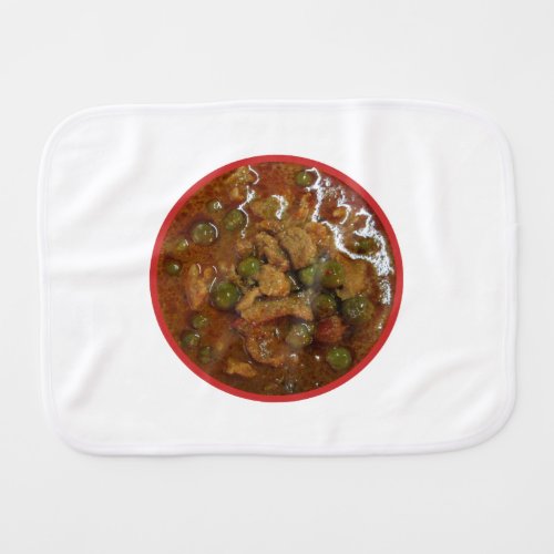 Panang Thai Curry พะแนง  Thailand Street Food Baby Burp Cloth