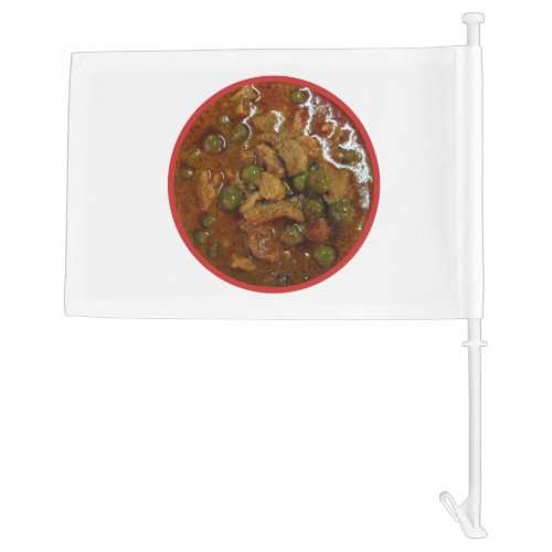 Panang Thai Curry พะแนง  Thailand Street Food Car Flag