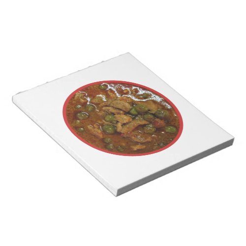 Panang Thai Curry พะแนง  Thailand Street Food Notepad