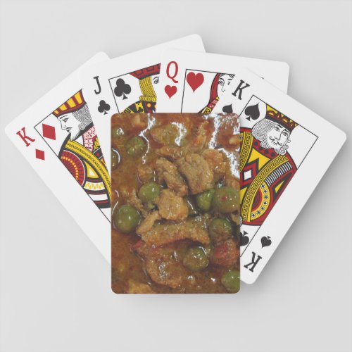 Panang Thai Curry พะแนง  Thailand Street Food Playing Cards