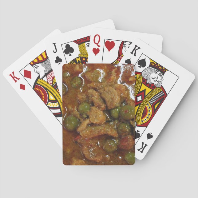 Panang Thai Curry [พะแนง] ... Thailand Street Food Poker Cards (Back)