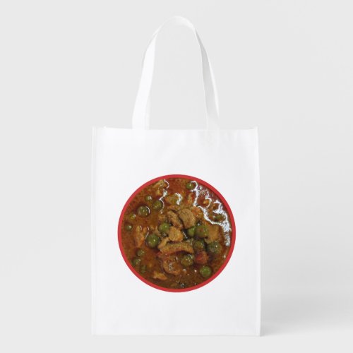 Panang Thai Curry พะแนง  Thailand Street Food Reusable Grocery Bag