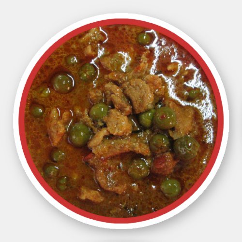 Panang Thai Curry พะแนง  Thailand Street Food Sticker