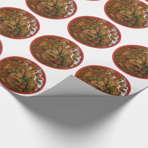 Panang Thai Curry พะแนง  Thailand Street Food Wrapping Paper