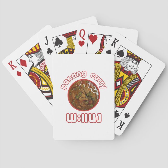Panang Thai Curry ... Thailand Street Food Poker Cards (Back)