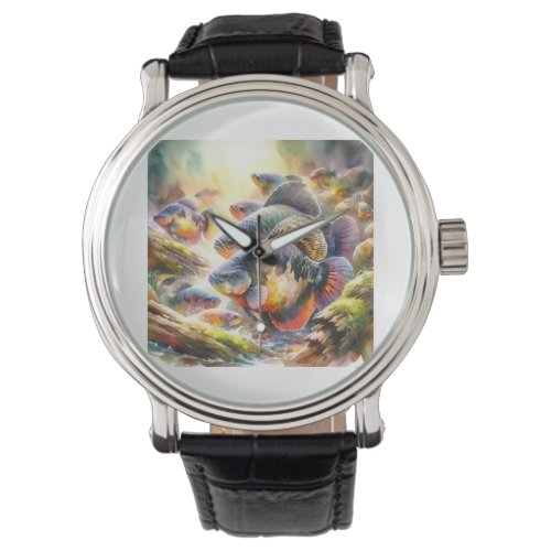 Panaque Fish 040624AREF105 _ Watercolor Watch