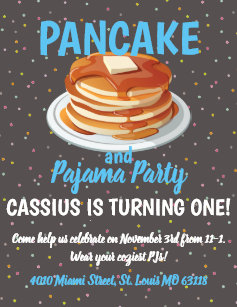 pajama party invitations zazzle