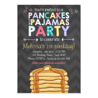 Pancakes And Pajamas Invitations & Announcements | Zazzle