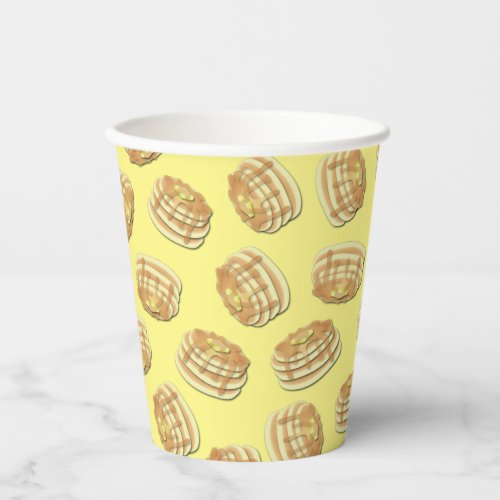 Pancake Birthday Party Flapjack Cute Kids Paper Cu Paper Cups