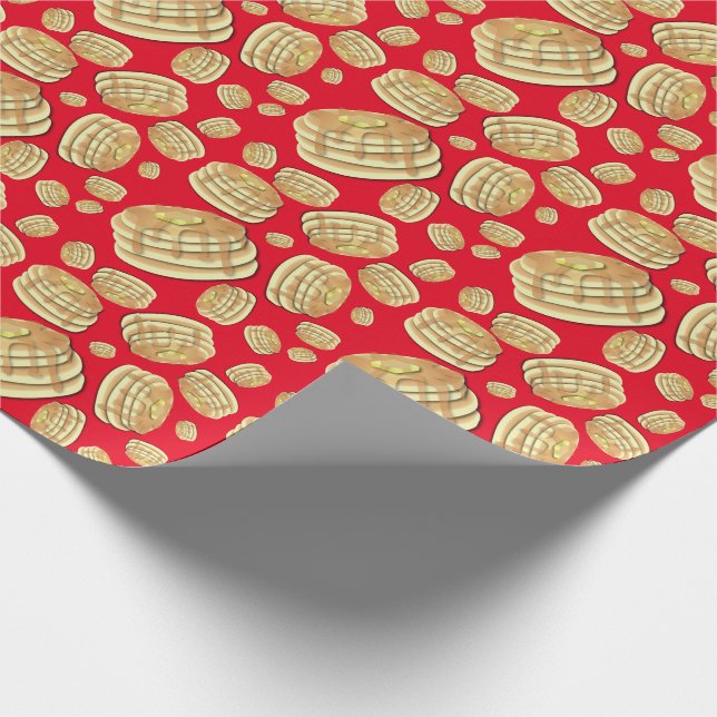 Pancake Birthday Party Wrapping Paper (Corner)