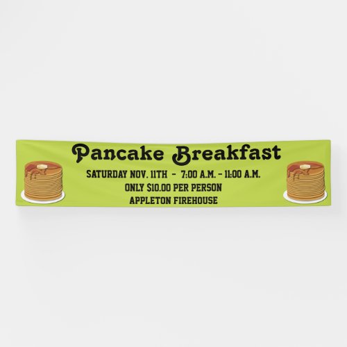 Pancake Breakfast Banner