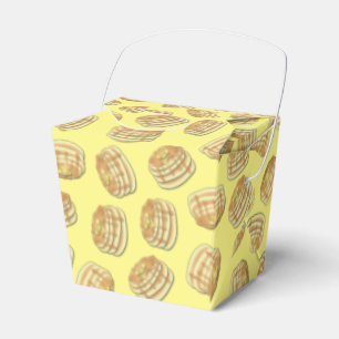 Pancake Breakfast Brunch Birthday Party Kids Favor Boxes
