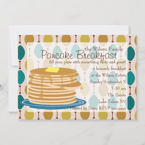 Pancake Breakfast Invitation