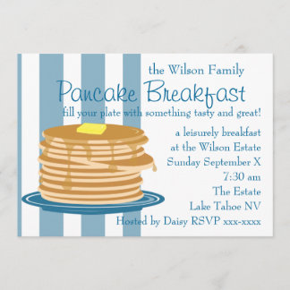 Pancake Breakfast Invitation