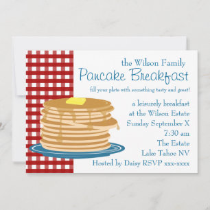 Pancake Breakfast Invitation