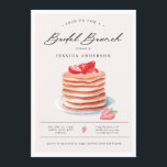Pancake Bridal Brunch Bridal Shower Invitation<br><div class="desc">Pancake Bridal Brunch Bridal Shower Invitation</div>