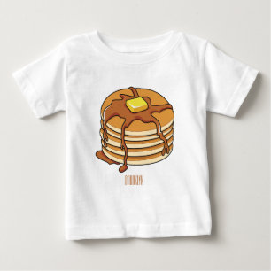 Pancake cartoon illustration  baby T-Shirt