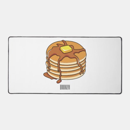 Pancake cartoon illustration  desk mat