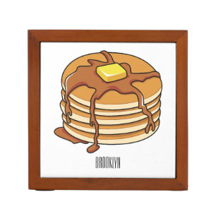 Pancake cartoon illustration  desk organizer