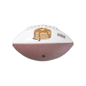 Pancake cartoon illustration  football