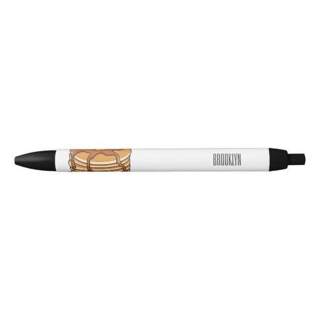 Pancake cartoon illustration  pen (Front)