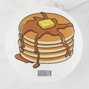 Pancake cartoon illustration  trinket tray