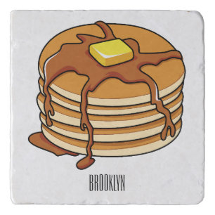 Pancake cartoon illustration  trivet