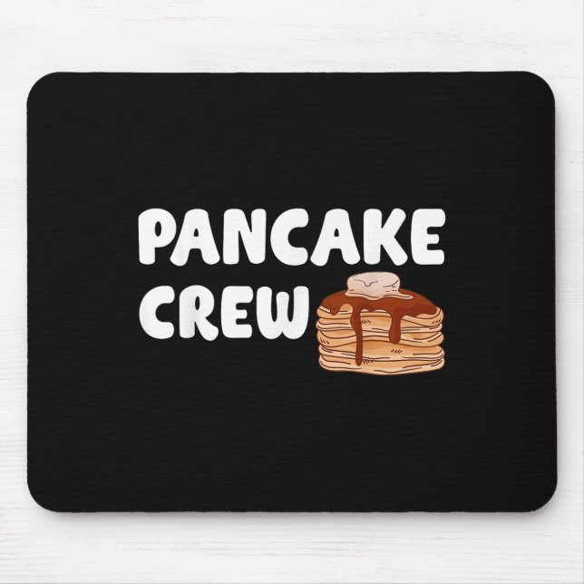 Pancake Crew Funny Pancake Lover Pancake Christmas Mouse Pad (Front)