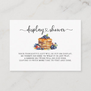 Pancake Cute Baby Shower Display Shower Enclosure Card
