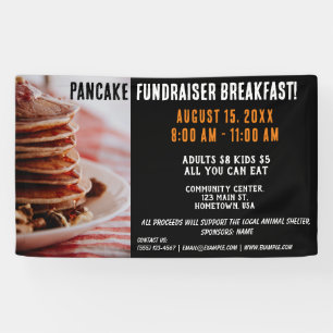 Pancake Fundraiser Banner 