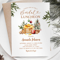 Pancake Hot Cocoa Christmas Party Bridal Luncheon