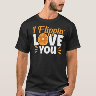 Pancake Lover Kids I Flippin' Love You Premium T-Shirt