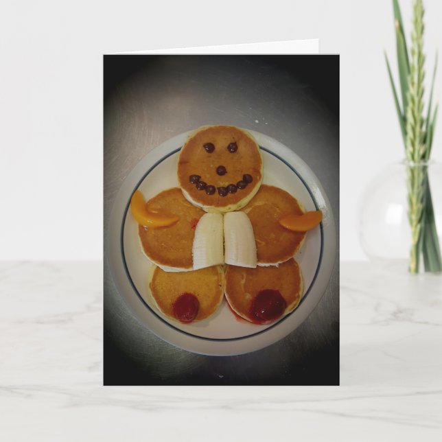 “Pancake Man” Thank You Card (Front)