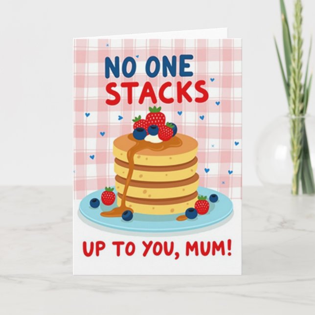 Pancake Mum Appreciation Card (Front)