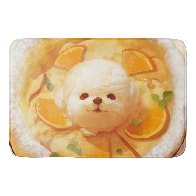 Pancake Party: Smile Dog Ice Cream Bath Mat (Front)