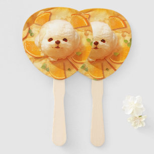Pancake Party: Smile Dog Ice Cream Hand Fan