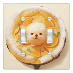 Pancake Party: Smile Dog Ice Cream Light Switch Cover