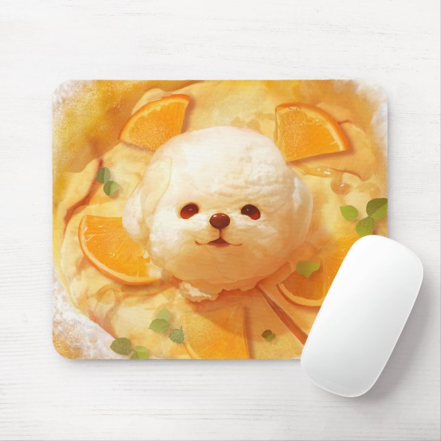 Pancake Party: Smile Dog Ice Cream Mouse Pad (With Mouse)