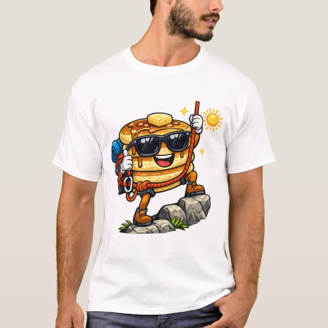 Pancake Stack Climbing  T-Shirt (Front)