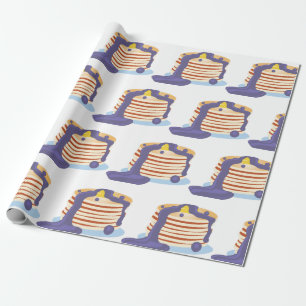 Pancake Stack Wrapping Paper