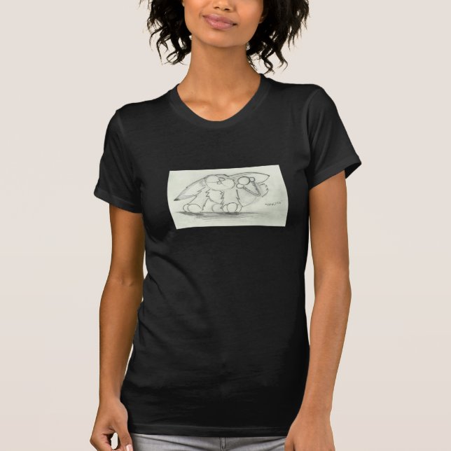 Pancake the Bunny drawing T-Shirt (Front)