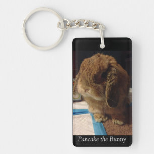 Pancake the Bunny keychain