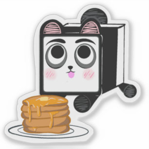 Pancake the Panda Sticker