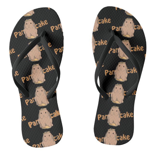 Pancakebunnyflipflops Flip Flops (Footbed)