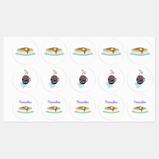 Pancakes and Coffee Labels