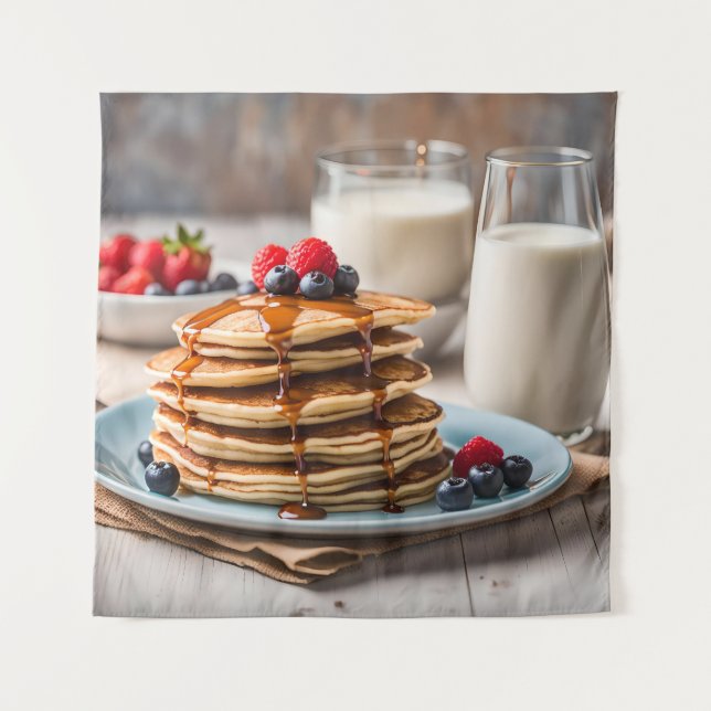 Pancakes and Milk Tapestry (Front)