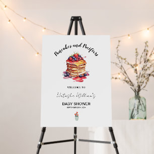 Pancakes and Pacifiers Brunch Baby Shower Foam Board