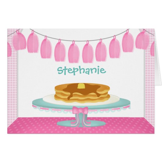 Pancakes and Pajamas Cards (Front Horizontal)