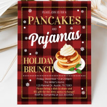 Pancakes and Pajamas Christmas Party