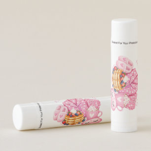 Pancakes and Pajamas Girl's Birthday Party Favor Lip Balm